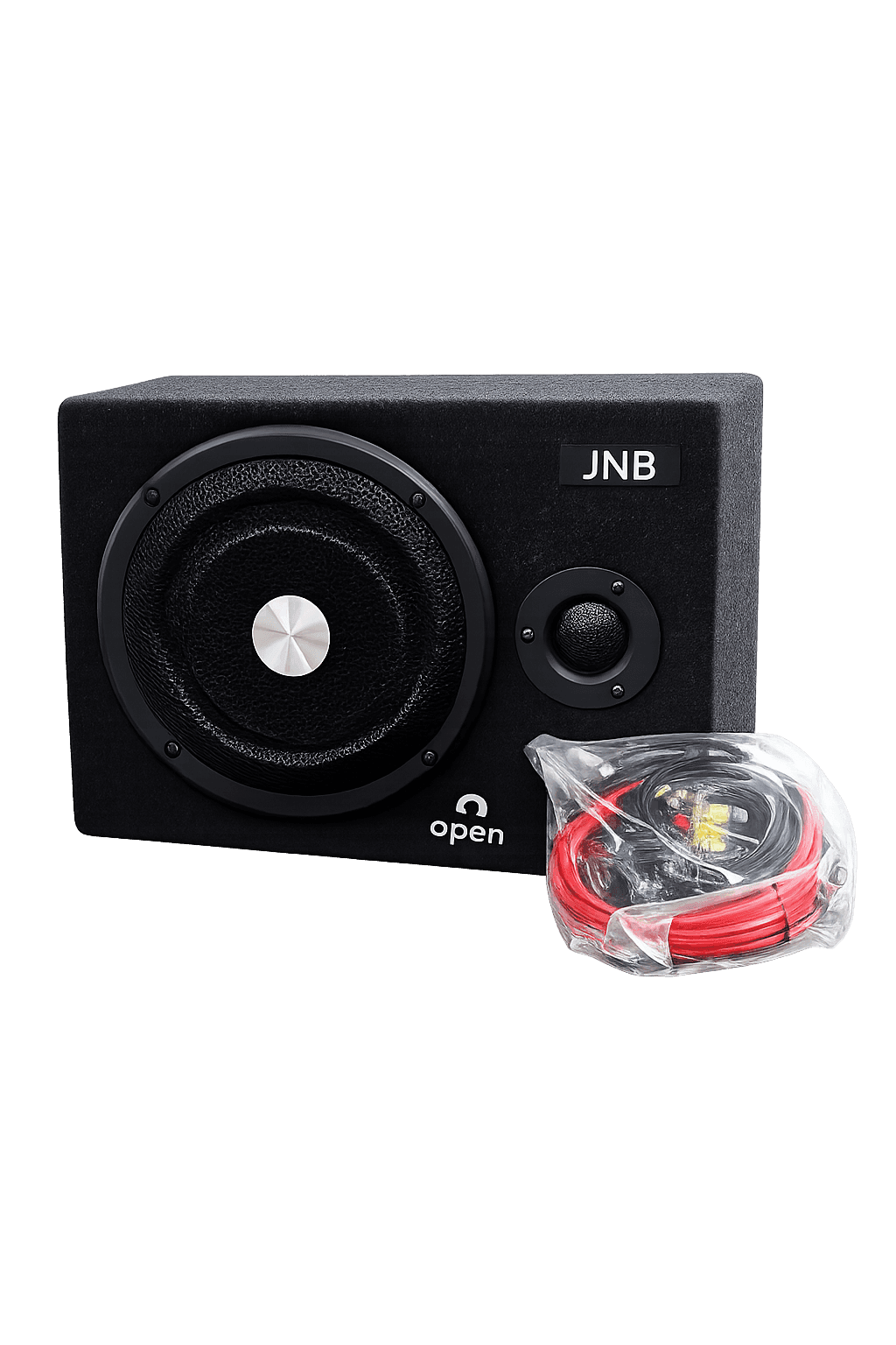 Subwoofer JNB en Caja + Kit de Cableado